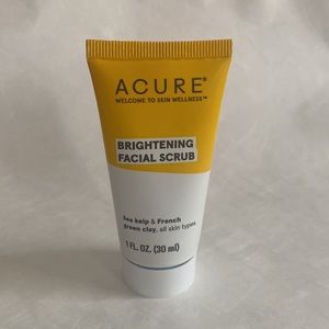 ACURE Brightening Facial Scrub 1oz Sealed